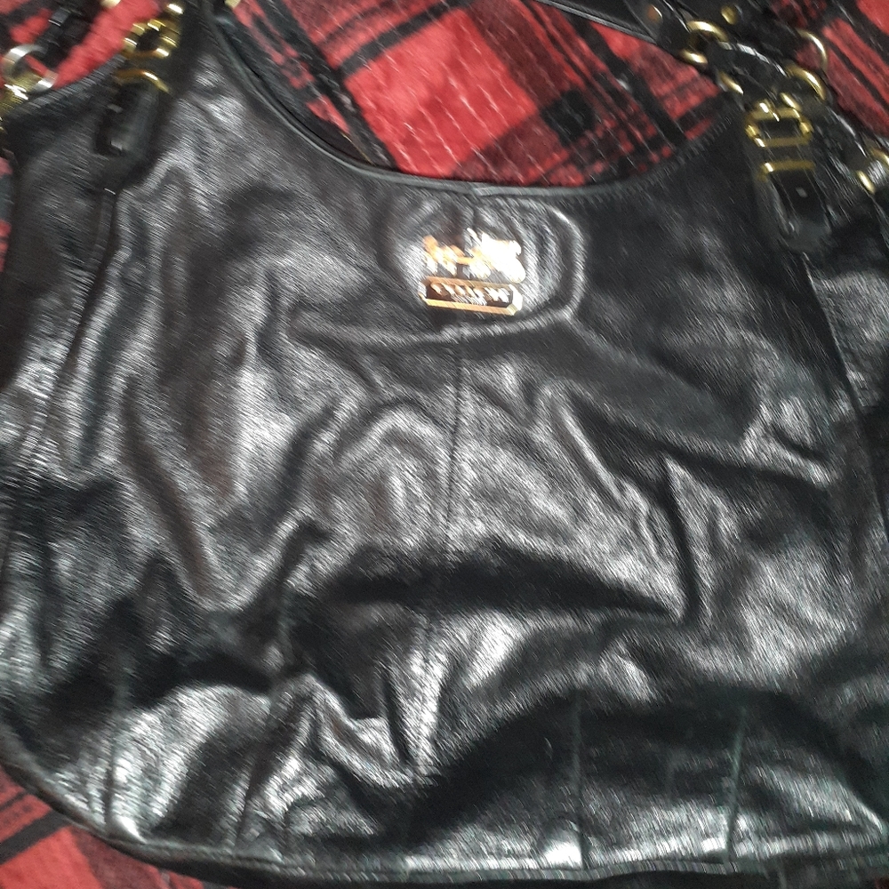 🔥sale🔥BLACK LEATHER COACH